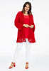  Cardigan long AJOUR - red  - #2