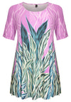 Tunique wide bottom amazonia - rose