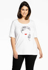 T-Shirt relax 'female figure' - white 