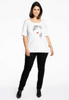 T-Shirt relax 'female figure' - white 