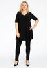 Tunic wide bottom big studs DOLCE - black - #2