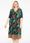 Pleated dress PARADISE LEO - multi