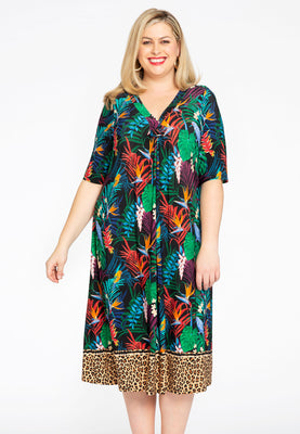 Pleated dress PARADISE LEO - multi - #1