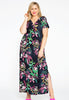 Maxi-dress TROPIC DOTS - blue