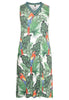 Midi-dress v-neck PARROT - ecru - #4