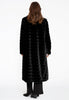 Coat panelled faux fur - black  - #3