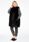 Waistcoat fake fur - black - #2