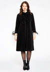 Blouse-dress with ruffles DOLCE - black - #2