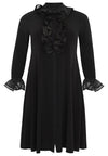 Blouse-dress with ruffles DOLCE - black - #4