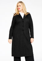 Long blazer PINSTRIPE - black  - #1