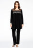 Tunic wide bottom chain - black  - #2