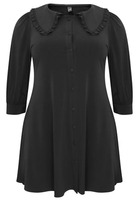 Tunic-blouse wide bottom DOLCE - black  - #4