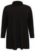 Pullover high neck RIB - black - #4