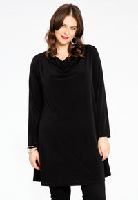 Tunic waterfall DOLCE - black - #1