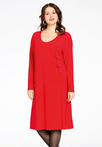 Dress shoulder frill DOLCE - red - #1