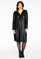 Dress pleated SHINE - black  - #2