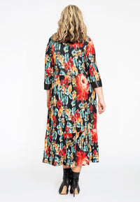 Dress with frill BYZANTINE - black - #3