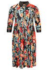 Dress with frill BYZANTINE - black - #4