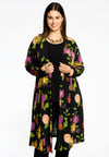 Cardigan pleated CHRYSANT - black 