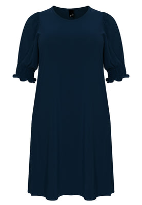 Dress puff sleeve DOLCE - blue - #3