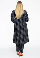 Cardigan pleated POLKADOT - blue - #3