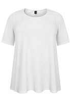 Tunic flare short sleeves BUBLÉ - white  - #4