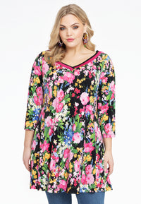 Tunic wide bottom DIANA - black - #1