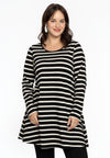 Tunic wide bottom BRETON - black 