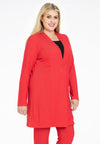 Blazer long DIAGONAL - red 