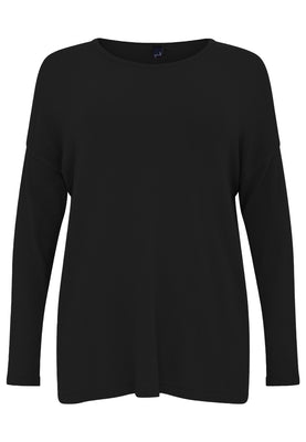 Pull square cashmere - black  - #3