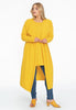 Cardigan drape neck cashmere - yellow - #2