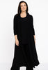 Cardigan extra long DOLCE - black 