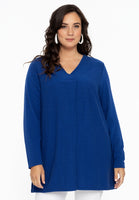 Pullover V-neck - indigo - #1