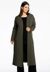Cardigan long diagonal - Vert