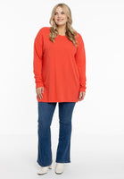 Pull v-neck cashmere - orange  - #2