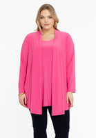 Cardigan short pleated DOLCE - pink - #1