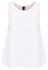 Singlet flare LINEN - white - #4