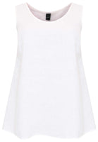 Singlet flare LINEN - white - #4