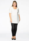 T-shirt coupe évasée dolce - Blanc