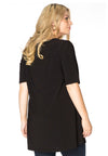 T-shirt coupe évasée dolce - Noir