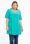 Tunic wide bot short sl. dolce - Turquoise
