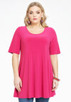 Tunic wide bot short sl. dolce - rose