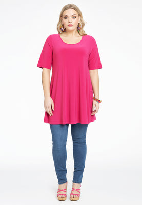 Tunic wide bottom DOLCE - pink - #2