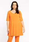 Tunic wide bot short sl. dolce - Orange