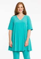 Tunic Swing short sleeve DOLCE - turquoise - #1