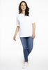 T-shirt wide COTTON - white  - #2