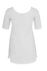 Tunic wide bottom COTTON - white  - #2