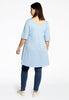 Tunic wide bottom COTTON - light blue - #3