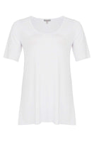 Tunic flare COTTON - white  - #4