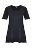 Tunic flare COTTON - blue - #4